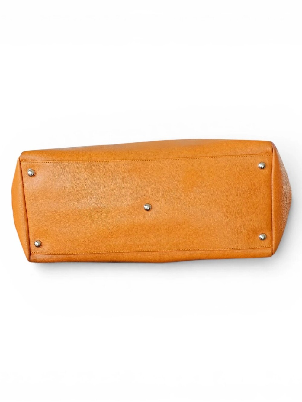 Furla Cognac Leather Satchel - Picture 10 of 11